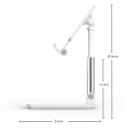 Miniatyrbillede 2 af 2: Universal foldbar telefonholder - Sort Black