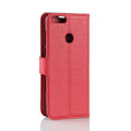 Miniatyrbillede 2 af 2: Huawei P Smart etui i læder med kortholder - Rød Red