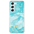 Miniatyrbillede 6 af 6: Marble Samsung Galaxy A14 Etui - Grøn Green