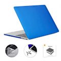 Pikkukuva 1 / 2: HAT PRINCE MacBook Pro 16 M1 / M1 Max (A2485, 2021) kannettavan tietokoneen ja näppäimistön suojus pölynestotulpilla - Tummansininen Blue