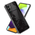 Pikkukuva 1 / 2: Deco Samsung Galaxy A54 Suojakotelo - Lace Flower Black