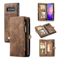Miniatyrbild 1 av 2: CASEME Samsung Galaxy S10 Plus  multifunktionellt split läder fodral - Brun Brun