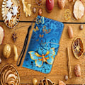 Miniatyrbillede 2 af 2: Wonderland Xiaomi Redmi 9 Flip etui - Metal sommerfugl Blue