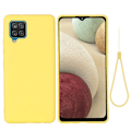 Miniatyrbillede 1 af 2: Matte Liquid Samsung Galaxy M32 silikone cover - Gul Yellow