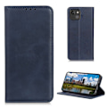 Pikkukuva 1 / 2: Lompakko-style Aitoa Nahkaa Läppäkotelo For iPhone 13 Mini - Sininen Blue
