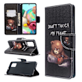 Pikkukuva 1 / 2: Wonderland Samsung Galaxy A71 flip kuoret - Hurja Karhu Multicolor
