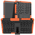 Pikkukuva 1 / 6: Rengaskuvio kickstand tapauksessa Samsung Galaxy Tab A7 Lite - Oranssi Orange