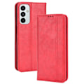 Pikkukuva 1 / 2: Bofink Vintage Samsung Galaxy M23 nahkakotelo - Punainen Red