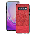 Miniatyrbillede 1 af 2: Samsung Galaxy S10 Plus stof delt etui - Rød Red