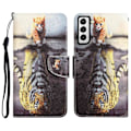 Miniatyrbillede 1 af 2: Wonderland Samsung Galaxy S22 flip etui - Tiger Multicolor
