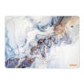 Miniatyrbillede 1 af 2: HAT PRINCE MacBook Pro 16 M1 / M1 Max (A2485, 2021) streamer light pattern style cover - Blålig Hvid Og Gyldne Gløder White