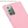 Miniatyrbillede 2 af 2: Croco Etui Samsung Galaxy Note 20 - Lyserød Pink