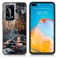 Miniatyrbilde 2 av 2: Fantasy Huawei P40 deksel - Forest Road Multicolor