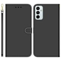 Miniatyrbillede 1 af 2: Mirror Samsung Galaxy M13 4G Flip Etui - Sort Black