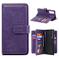 Miniatyrbild 1 av 2: Huawei Y7A / Huawei P Smart 2021 fodral med 10 fickor - Lila Lila