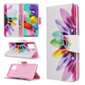 Pikkukuva 1 / 2: Wonderland Samsung Galaxy A51 flip kuoret - Värikäs Terälehdet Multicolor