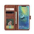 Miniatyrbillede 2 af 2: LC.IMEEKE Huawei Mate 20 Pro mobiletui i kunstlæder med kortholder - Kaffe Brown