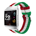 Pikkukuva 1 / 2: Fitbit Ionic uniikki ranneke - Punainen / Valkoinen / Vihreä Multicolor