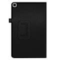 Miniatyrbillede 2 af 2: Samsung Galaxy Tab S6 Lite litchi tekstur læder flip taske - Sort Black