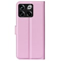 Miniatyrbillede 2 af 2: Klassisk OnePlus Ace Pro / 10t Flip Etui - Lyserød Pink