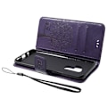 Pikkukuva 2 / 2: Samsung Galaxy S9 Plus puukuvioinen suojakotelo - Tummanvioletti Purple