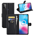 Miniatyrbillede 2 af 2: Classic Alcatel 3L (2021) / 1S (2021) Flip etui - Sort Black