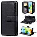 Miniatyrbillede 1 af 2: 10-slot Pung Etui til Xiaomi Redmi A1 - Sort Black
