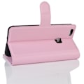 Miniatyrbillede 2 af 2: Huawei P10 Lite stilrent og stærkt læder-etui - Lyserød Pink