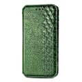 Pikkukuva 2 / 2: Nahkakotelo With A Stylish Rhombus Imprint For Sony Xperia 10 IV - Vihreä Green