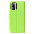 Miniatyrbillede 2 af 2: Klassisk ZTE Blade A72 Flip Etui - Grøn Green