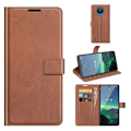 Miniatyrbillede 2 af 2: Wallet-style Læder Etui til Nokia 1.4 - Brun Brown