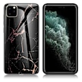 Miniatyrbillede 1 af 2: Marble design iPhone 11 Pro Max cover - Sort / Guld Black
