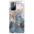 Miniatyrbillede 1 af 2: Marble Xiaomi Redmi Note 11 Pro Plus 5G Etui - Bluish Guld Marmor Multicolor