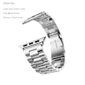 Miniatyrbillede 2 af 2: Apple Watch 42mm urrem af rustfrit stål Silver grey