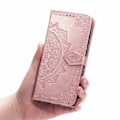 Miniatyrbild 2 av 2: Mandala läder Samsung Galaxy S10 Lite fodral - Rosa Rosa