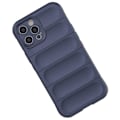 Miniatyrbillede 3 af 4: Blødt, grebsformet cover til iPhone 12 Pro Max - Mørkeblå Blue