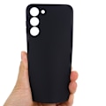 Pikkukuva 6 / 6: Matta nestesilikoninen kuori Samsung Galaxy S23 Plus - Musta Black