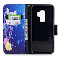Pikkukuva 2 / 2: Samsung Galaxy S9 Plus trendikäs suojakotelo - Ruusut ja perhoset Multicolor