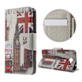 Miniatyrbillede 1 af 2: Huawei Y5 II Læder etui med et smukt mønster - Big Ben Multicolor