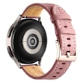 Miniatyrbild 1 av 5: 22 mm Universal klockarmband i äkta läder - Mörkrosa Rosa