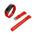 Miniatyrbillede 1 af 2: Garmin Vivosmart HR stilfuldt og holdbart silikonerem - Rød Red