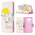 Pikkukuva 1 / 2: Wonderland LG K61 kotelot - Norsu ja Sateenvarjo Multicolor