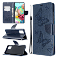 Miniatyrbillede 1 af 2: Butterfly Samsung Galaxy A71 etui – Blå Blue
