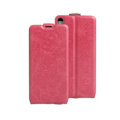 Miniatyrbillede 1 af 2: Amdrup vertikalt flip-etui i læder til Sony Xperia E5 - Hot Pink Pink