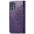 Pikkukuva 2 / 2: Mandala Motorola Moto G62 5g Läppäkotelo - Violetti Purple