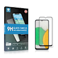 Miniatyrbillede 1 af 2: MOCOLO HD Samsung Galaxy A03 Core skærmbeskytter i hærdet glas - Sort Udgave Transparent