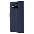 Pikkukuva 2 / 2: Phone Suojakotelo With Make-up Mirror And Slick Design For Nokia X10 - Sininen Blue