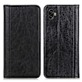 Pikkukuva 1 / 2: Aito nahkakotelo magneettisuljuksella Samsung Galaxy Xcover 6 Pro - Musta Black
