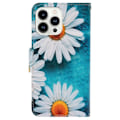 Miniatyrbillede 2 af 2: Wonderland iPhone 14 Pro flip etui - Krysantemum Multicolor