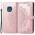 Miniatyrbild 1 av 2: Mandala läder Nokia XR20 fodral - Rosa Rosa
